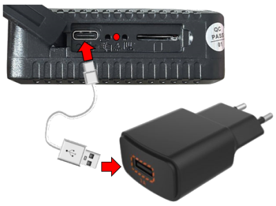 Töltés USB-n keresztül