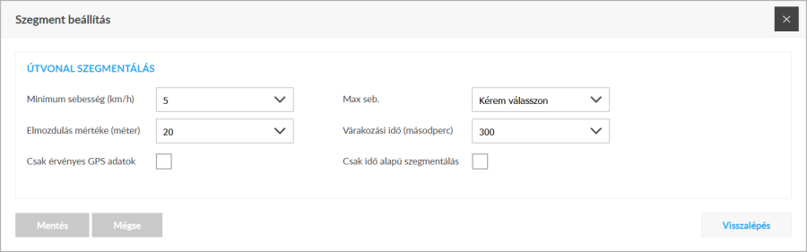 Szegmentálás Szegmentálás