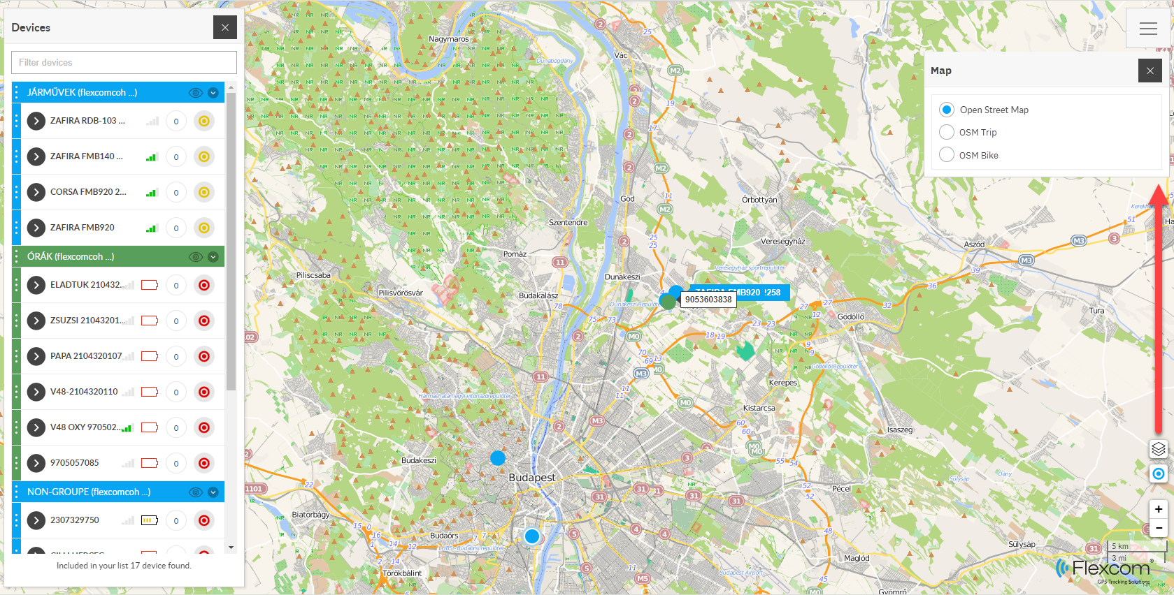 Select map Select map